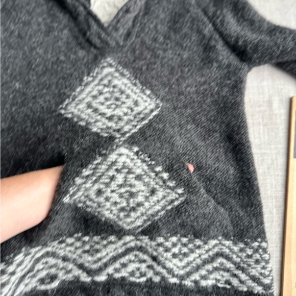 Andean Artisan Hand Made Hoodie L Alpaca Wool - Picture 8 of 12